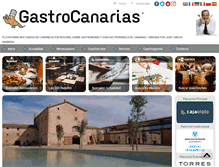 Tablet Screenshot of gastrocanarias.com